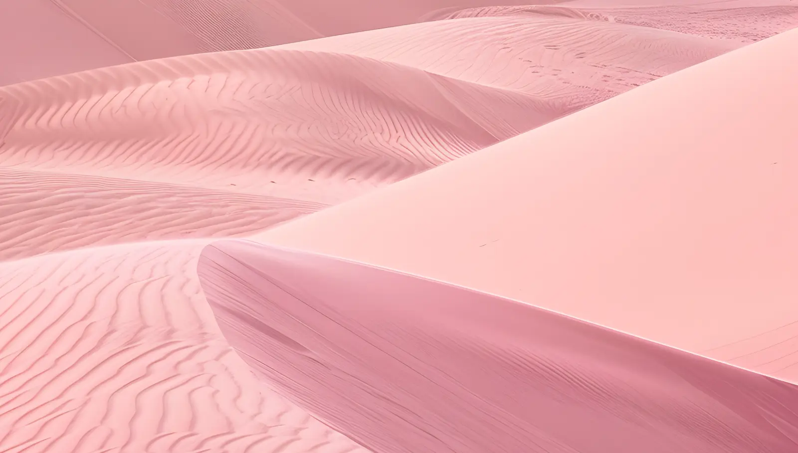 Dunas de arena rosada